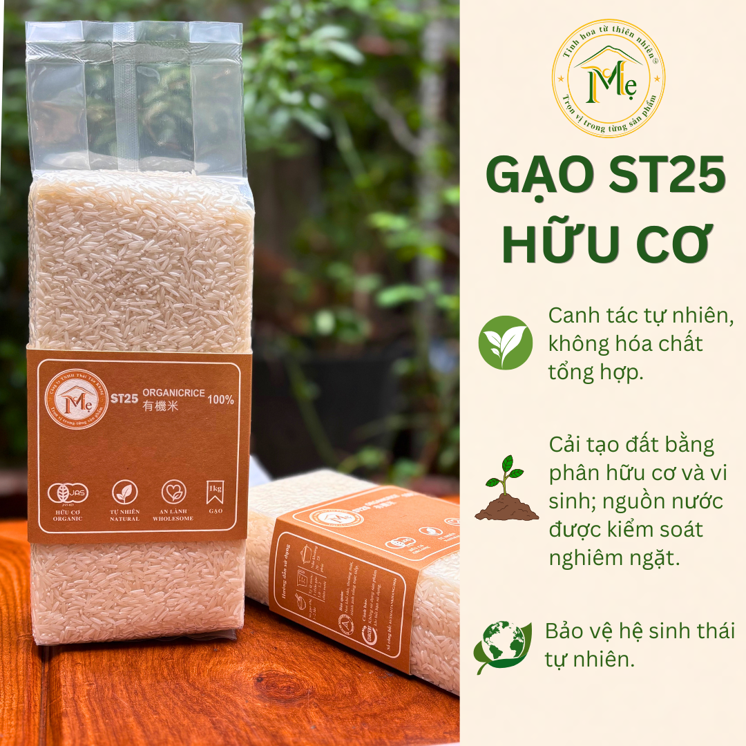 Alternative view of Gạo Hữu Cơ ST25 Mẹ Tôi