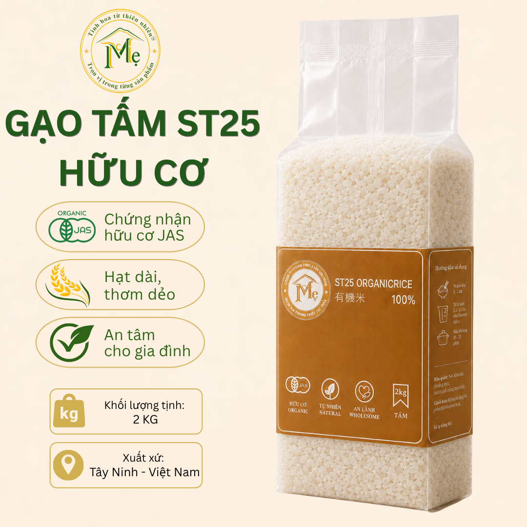 Gạo Tấm Hữu Cơ ST25 Mẹ Tôi